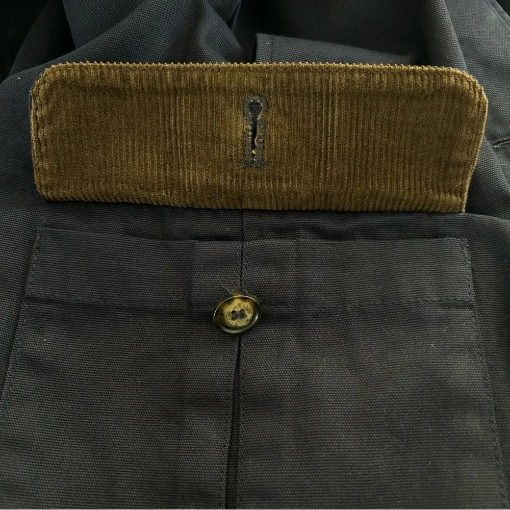 Jessica Navy and Brown Utility Jacket - Picture 8 of 16